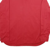 NIKE Mens Red Jacket XL Polyester Plain Zip Sportswear Track Top