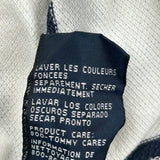 Tommy Hilfiger Striped Polo Shirt - Small Black Cotton