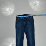 True Religion Boot Cut Jeans - 30W UK 8 Blue Cotton