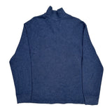 Polo By Ralph Lauren 1/4 Zip - XL Blue Cotton