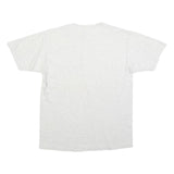 DICKIES Mens White Plain T-Shirt L Short Sleeve Crew Neck Cotton Blend Pocket
