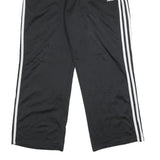 ADIDAS Womens Black Joggers Slim Tapered S W22 L26 Three Stripe Logo Casual