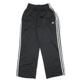 ADIDAS Womens Black Joggers Slim Tapered S W22 L26 Three Stripe Logo Casual