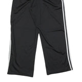 ADIDAS Womens Black Joggers Slim Tapered S W22 L26 Three Stripe Logo Casual
