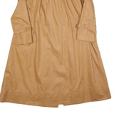 NINO Womens Beige Cotton Blend Button Jacket M Relaxed Plain Classic Outerwear