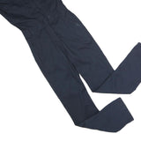 DICKIES Womens Navy Blue Polyester Blend Dungarees Regular Fit XS W28 L30