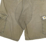 CARHARTT Mens Shorts Beige Casual Cargo XL W34 Durable Cotton Blend