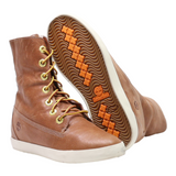 TIMBERLAND Lace-Up Boots Brown Synthetic Womens UK 4