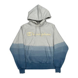 Reverse Weave Champion Hoodie - Small Blue Cotton