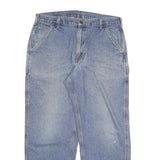 CARHARTT Mens Jeans Blue Relaxed Straight Denim Medium W34 L29 Workwear
