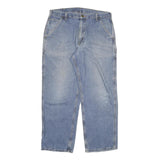 CARHARTT Mens Jeans Blue Relaxed Straight Denim Medium W34 L29 Workwear