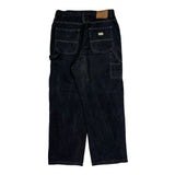 Age 16 Route 66 Carpenter Pants - 31W 29L Black Cotton