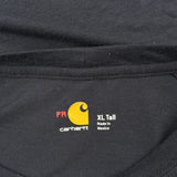 Carhartt Long Sleeve T-Shirt - XL Navy Cotton
