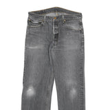 LEVI'S 501XX Mens Jeans Black Regular Straight Denim Medium W32 L30 Classic Fit