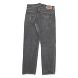 LEVI'S 501XX Mens Jeans Black Regular Straight Denim Medium W32 L30 Classic Fit