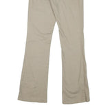 DICKIES Womens Regular Beige Cotton Blend Trousers W28 L30 Zip Closure