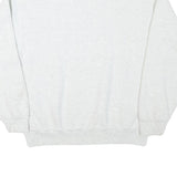 FRUIT OF THE LOOM Mens White McAuley Crew Neck L Cotton Blend Sweatshirt