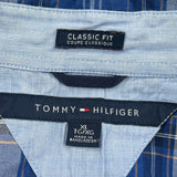 Tommy Hilfiger Checked Shirt - XL Blue Cotton