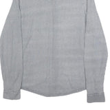 LEVI'S Mens Blue Check Shirt M Cotton Long Sleeve Casual Button Closure