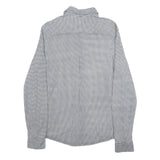 LEVI'S Mens Blue Check Shirt M Cotton Long Sleeve Casual Button Closure