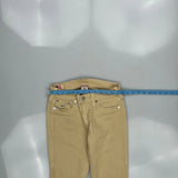 True Religion Slim Fit Jeans - 26W UK 4 Beige Cotton