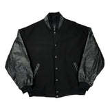 2004/2005 Division Champions Outer Boundary Graphic Varsity Jacket - XL Black Leather