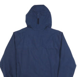 COLUMBIA Mens Blue Navy Outdoor Jacket 2XL Cotton Blend Zip Hooded Casual