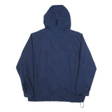 COLUMBIA Mens Blue Navy Outdoor Jacket 2XL Cotton Blend Zip Hooded Casual