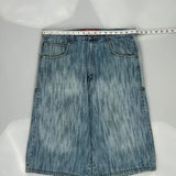 Roadblock Denim Shorts - 35W 15L Light Wash Cotton