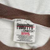 90S Sea Monkeys Oneita Graphic Ringer T-Shirt - Large White Cotton