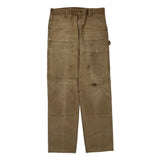Carhartt Double Knee Carpenter Trousers - 36W 32L Beige Cotton