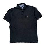 Tommy Hilfiger Slim Fit Polo Shirt - XL Gray Cotton
