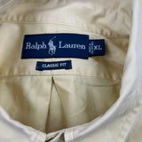 Ralph Lauren Shirt - XL Yellow Cotton