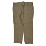Unbranded Double Knee Cargo Pants - 38W 30L Khaki Cotton