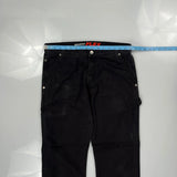 Dickies Carpenter Trousers - 32W 29L Black Cotton Blend