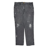 Carhartt Carpenter Pants - 36W 34L Gray Cotton