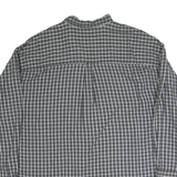 CHAPS Mens Green & White Check Shirt 2XL Cotton Long Sleeve Classic Fit Casual