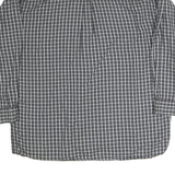 CHAPS Mens Green & White Check Shirt 2XL Cotton Long Sleeve Classic Fit Casual