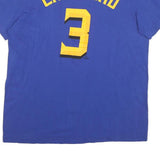 NIKE Mens Blue Seattle Graphic T-Shirt L Short Sleeve Crew Neck Sports Casual