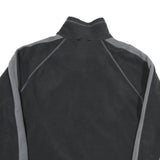 COLUMBIA Mens Black & Grey Fleece Jacket XL Polyester Blend Outdoor Zip