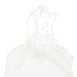 IN BLOOM Womens White Lace Sleeveless Camisole Top XL Summer Casual