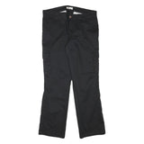 DICKIES Womens Regular Fit Black Cargo Trousers W34 L31 Practical Comfortable