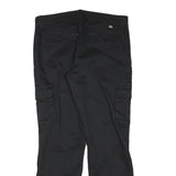 DICKIES Womens Regular Fit Black Cargo Trousers W34 L31 Practical Comfortable