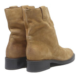 GUESS Womens Ankle Boots Leather Beige UK 5 Elegant Casual Stylish Winter Wear