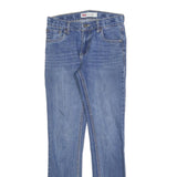 LEVI'S 510 Slim Girls Jeans Blue Denim W26 L29 Cotton Blend Zip Classic Fit