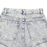 AMERICAN APPAREL Womens Shorts Blue Denim Casual XS W25 High Waist Summer