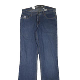 CRUEL GIRL Womens Jeans Blue Regular Straight Denim Medium Wash W33 L37 Low Rise