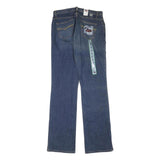 CRUEL GIRL Womens Jeans Blue Regular Straight Denim Medium Wash W33 L37 Low Rise