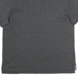 NAUTICA Mens Grey & White Short Sleeve Plain Polo Shirt L Classic Cotton Blend