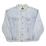 LEE Mens Blue Cotton Denim Jacket XL Button Closure Casual Classic Style